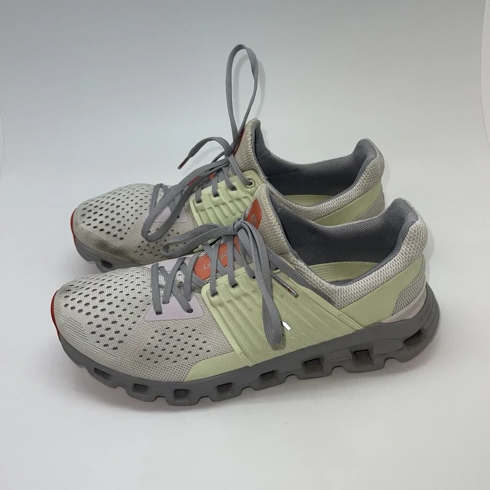 On Sneakers Womens 8.5 Cloudswift 41.98921 Gray Green‎ Athletic Running Gym Shoe